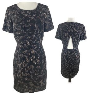 BCBGeneration Short Sleeve Dress with Back Cutout Detail - Size 4